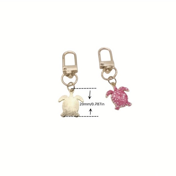 1pc Hawaiian Turtle Keychain - Picture 2 of 6